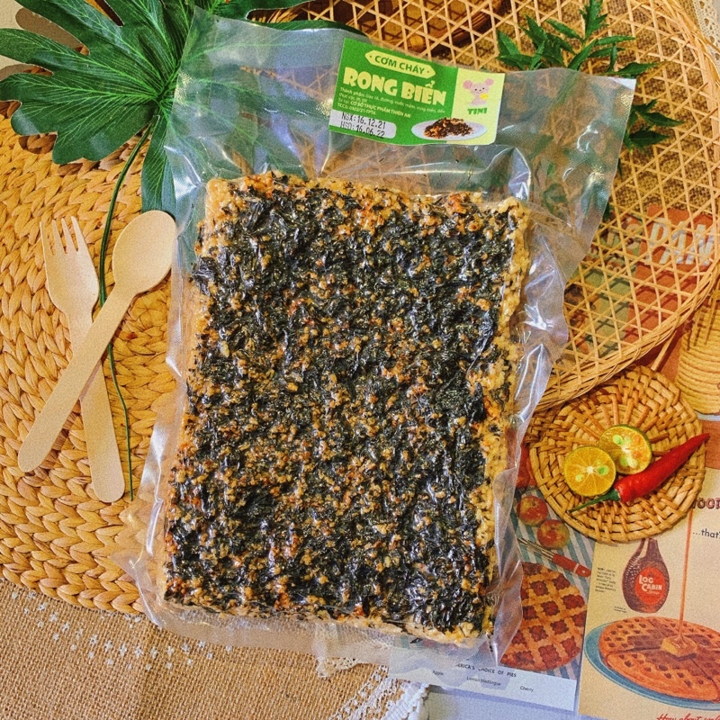 CƠM CHÁY RONG BIỂN THƯỢNG HẠNG- ĂN LÀ MÊ GÓI HÚT CHÂN KHÔNG 250G - SIÊU RẺ
