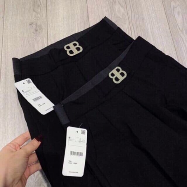 Quần baggy lưng chun chữ B