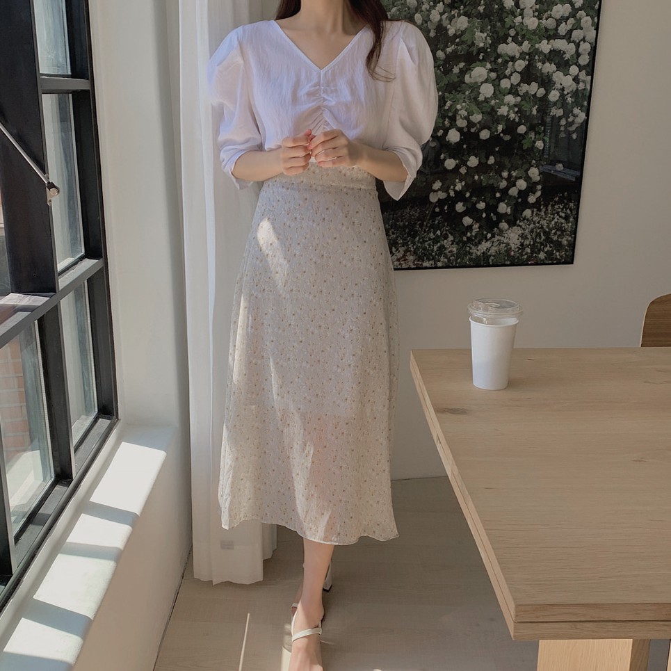 Áo Nữ Cổ Chữ V Phong Cách Hàn Quốc 42965