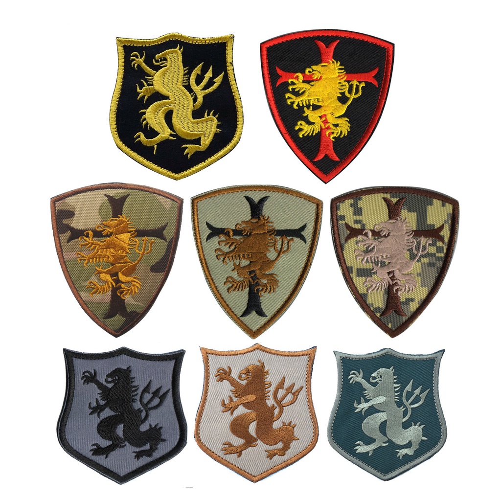 NSWDG NAVY SEAL TEAM 6 Gold Squadron DEVGRU LION CROSS CRUSADER SHIELD SWAT PATCH BADGE