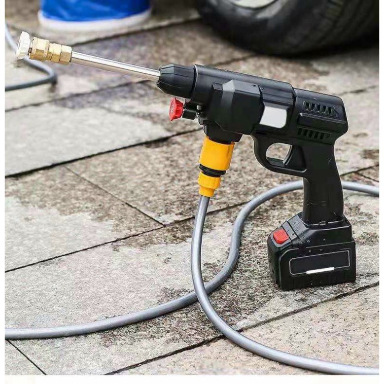 Máy Rửa Xe Cầm Tay Thế Hệ Mới 88V ,Sử Dụng Pin Sạc 5600MAH Cực M.ạnh.