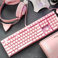 Bàn Phím Cơ Dareu Ek810 Queen Pink 104KEY - Bảo hành chính hãng 24 tháng