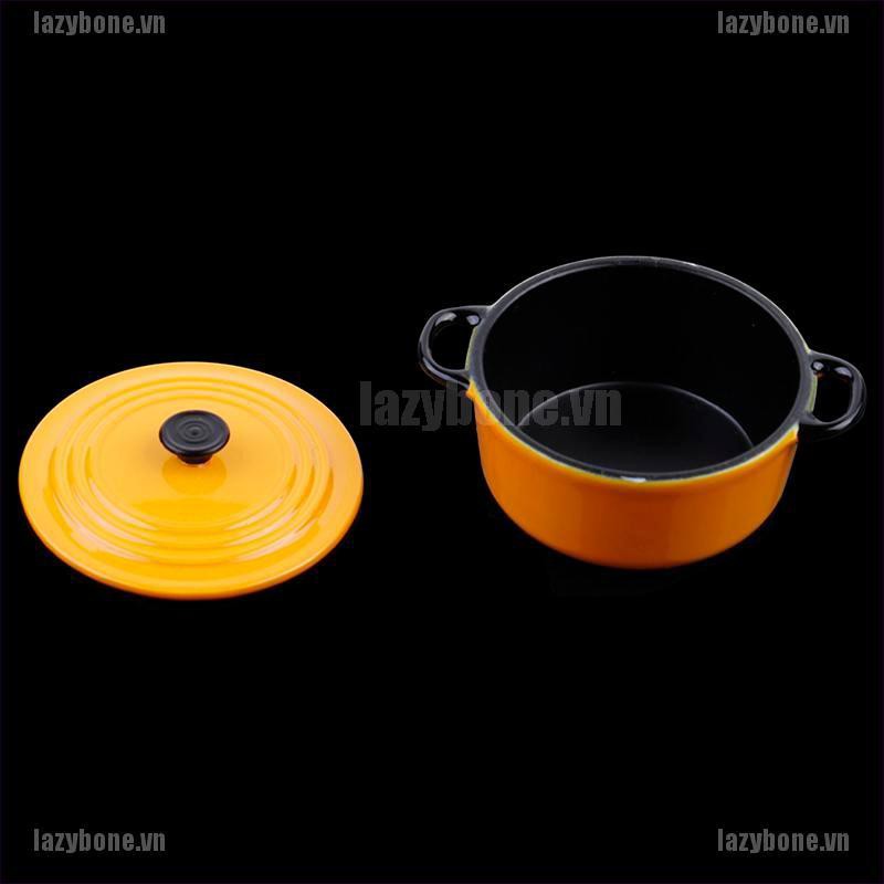 Bộ Nồi Chảo Bếp Kích Thước 34x17mm Tỉ Lệ 1: 12 Dành Cho Búp Bê