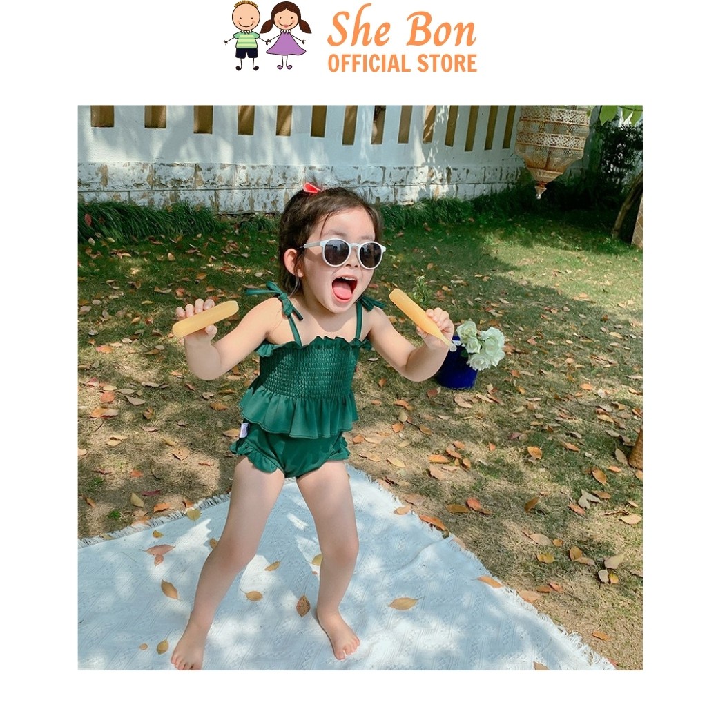 Đồ Bộ Mùa Hè Đi Biển Bé Gái BG2152 - She Bon