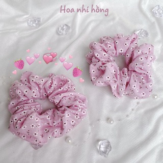 Dây cột tóc/ Scrunchies hoa nhí