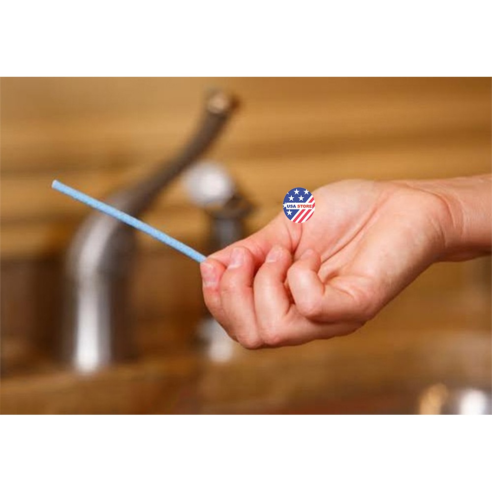 Vỉ 12 Que Thông Tắc Bồn Cầu - Bồn Rửa Chén - Bồn Rửa Mặt (1 Tháng Dùng 1 Que), Tiêu Rác, Cặn Bẩn