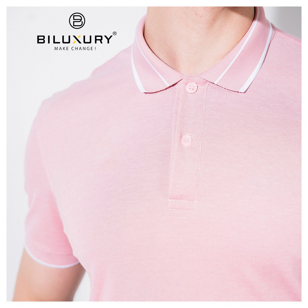Áo polo nam cổ bẻ Biluxury vải cotton thun trơn form chuẩn trẻ trung thiết kế phong cách 5APCT017HOG | BigBuy360 - bigbuy360.vn