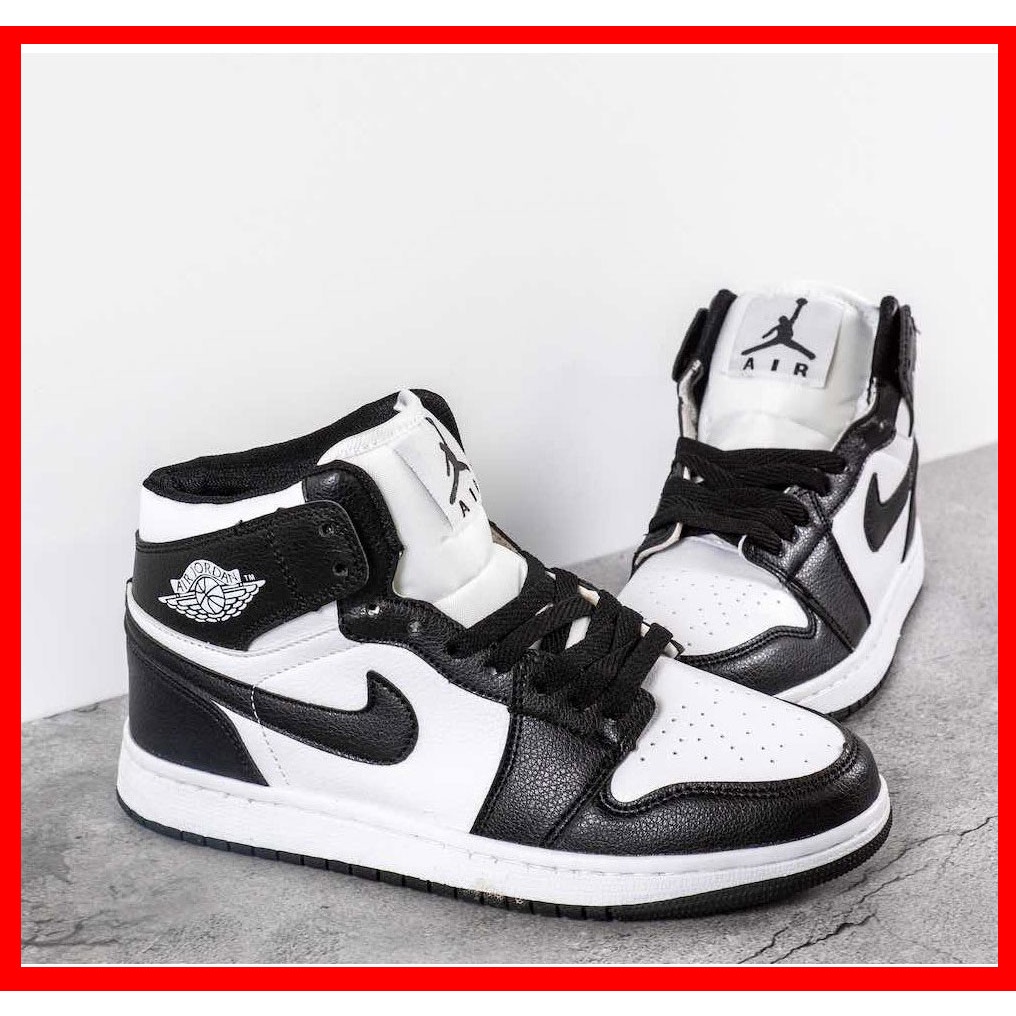 Giày Jordan Giày JD 1 PANDA CỔ CAO Xanh Trắng Cao Cổ Hàng Cao Cấp nam nữ | BigBuy360 - bigbuy360.vn