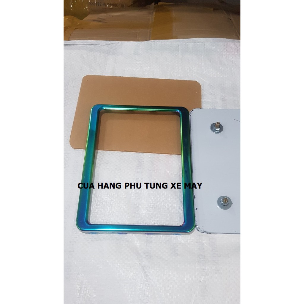 BỘ KHUNG KIỂN SỐ 7 MÀU KIỂU MALAI ( trọn bộ khung + mica ) gắn mọi dòng XE MÁY