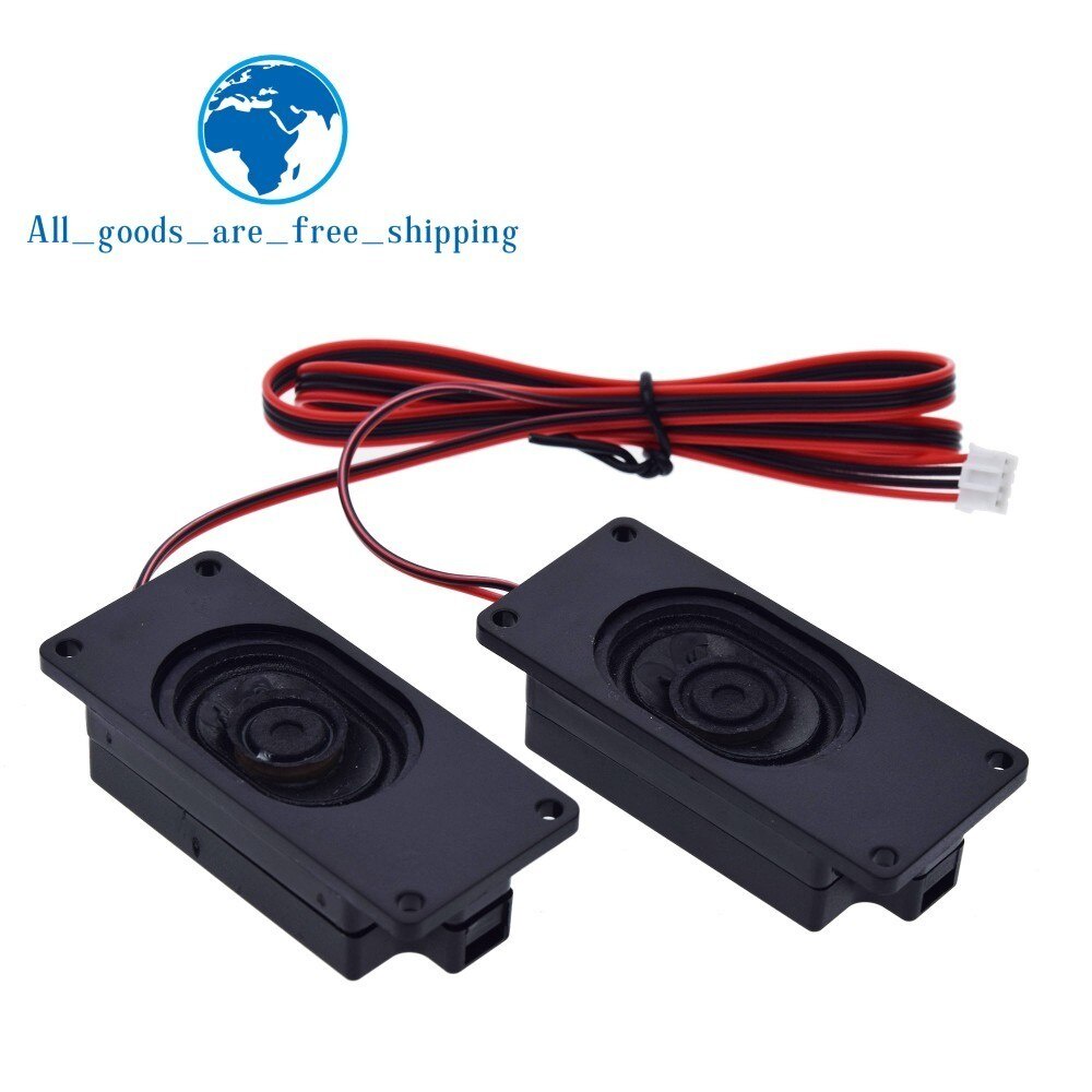 Tzt 1pair audio loa di động 3070 4ohm / 8ohm 3w loa máy tính quảng cáo loa tv lcd loa loa hình chữ nhật