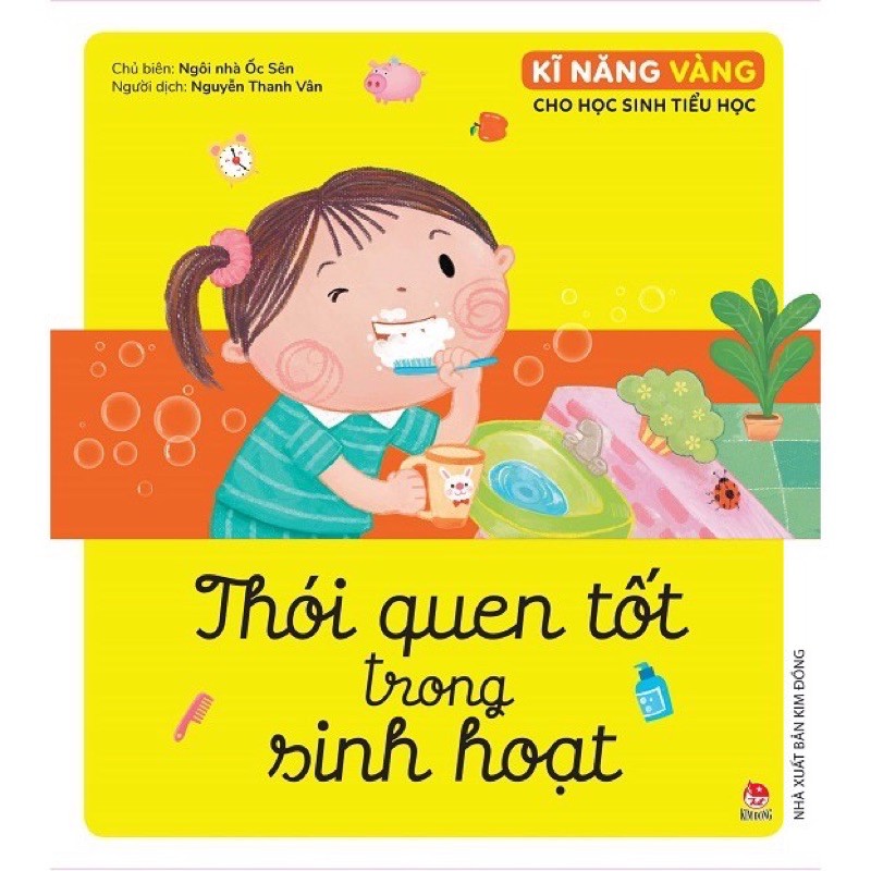 Sách - Kĩ năng vàng cho học sinh tiểu học - Thói quen tốt trong sinh họat