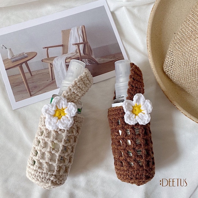 TÚI LEN ĐỰNG XỊT RỬA TAY HANDMADE