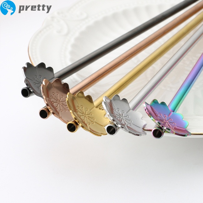 Ống hút đa năng bằng thép không gỉ nhiều màu sắc