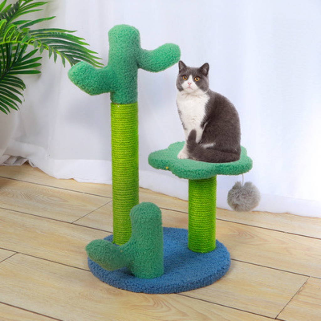 Cây cào móng đồ cào móng cho mèo cattree - giúp mèo xe stress (CM2.1) TATAPET
