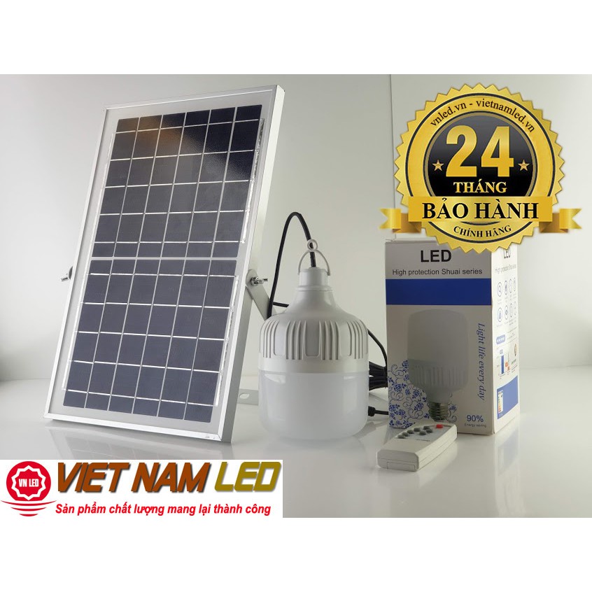 Đèn led năng lượng mặt trời 60W, pin 12Ah đèn búp trụ 60W năng lượng mặt trời,  vnled.vn | WebRaoVat - webraovat.net.vn
