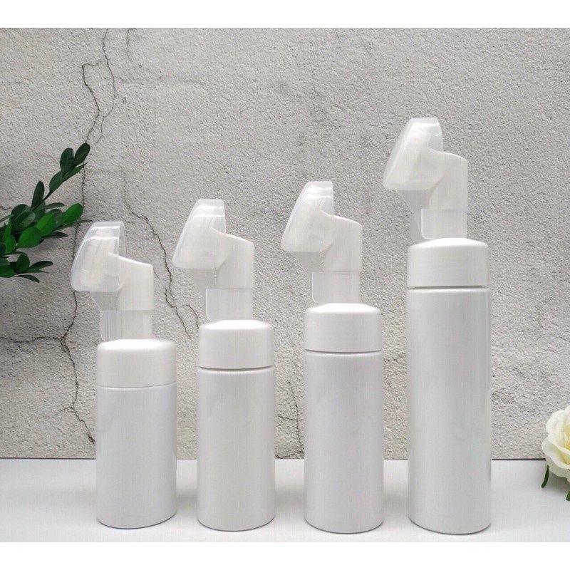 Chai Chiết Mĩ Phẩm ❤ GIÁ RẺ NHẤT ❤ Chai Tạo Bọt Đầu Cọ Mát Xa Silicon 100ml,150ml đựng sữa rửa mặt, phụ kiện du lịch