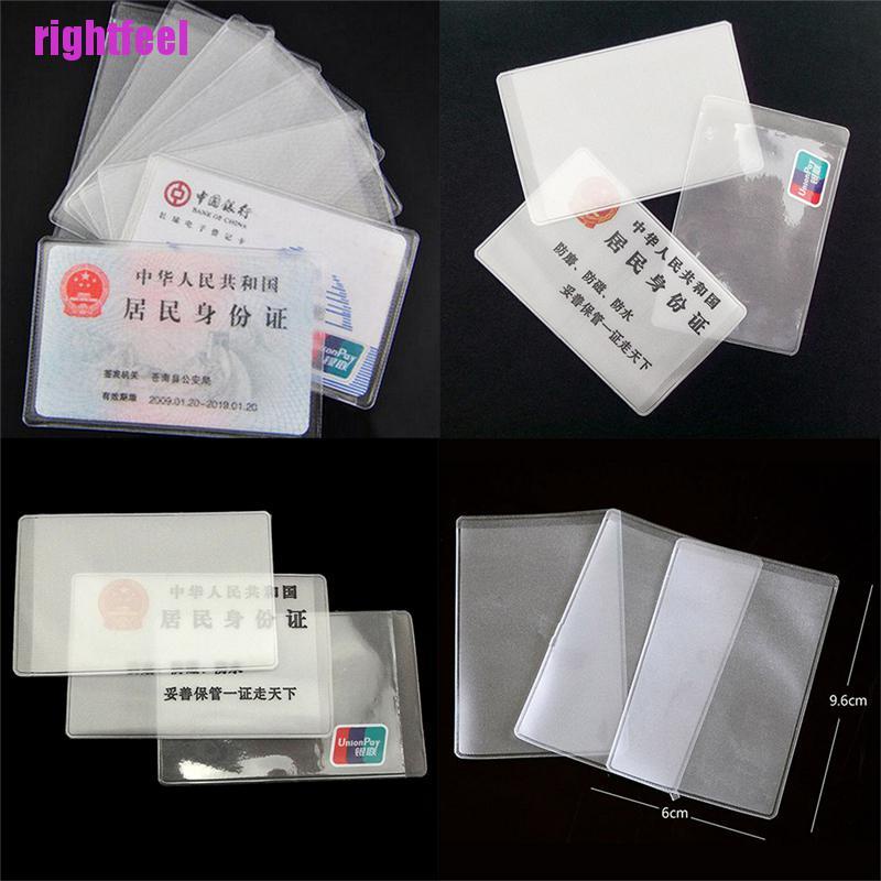 Set 10 Hộp Nhựa PVC Trong Suốt Đựng Thẻ Tín Dụng / Thẻ ID