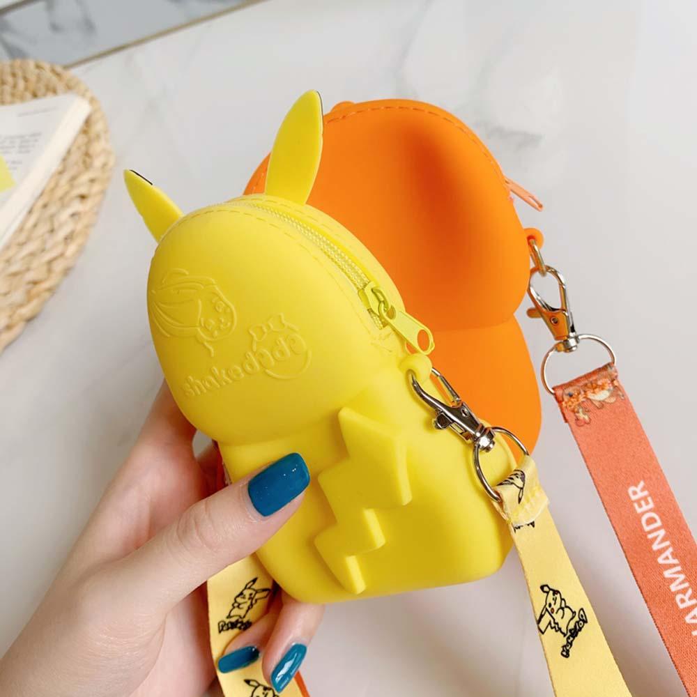 LILYES Túi Đựng Tai Nghe Bằng Silicone Hình Pokemon Go