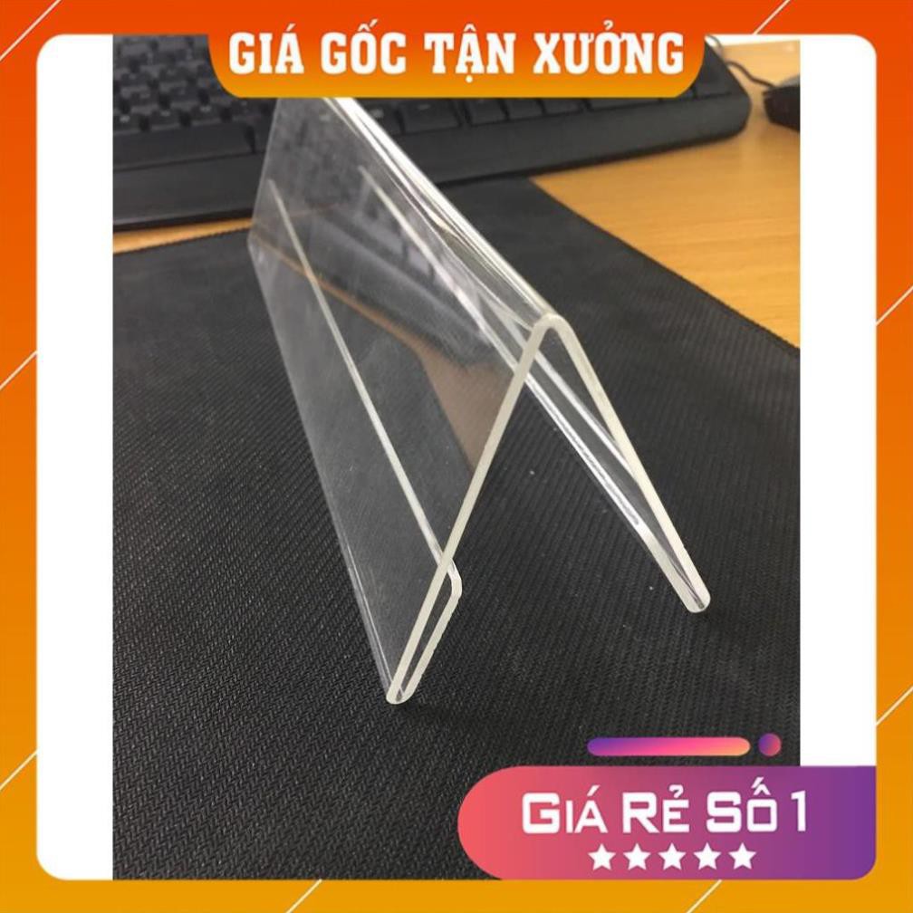 [Mica Việt Nam] [Giá gốc Tận Xưởng] KỆ MICA CHỨC DANH ĐỂ BÀN HAI MẶT KÍCH THƯỚC 24 X 7CM