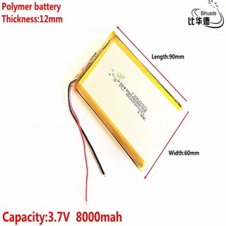 Pin Lithium- Polymer 116090- 8000mAh mới 100% chuẩn dung lượng
