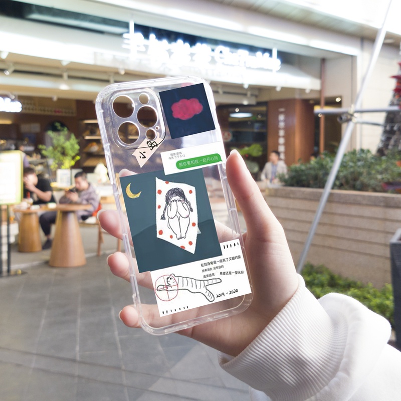 Ốp lưng iphone Ốp điện thoại Suntaiho TPU trong suốt thích hợp cho IPHONE 7 8 PLUS 11 PRO MAX XR XSMAX 12 PRO MAX 12MINI 13 PRO MAX 13
