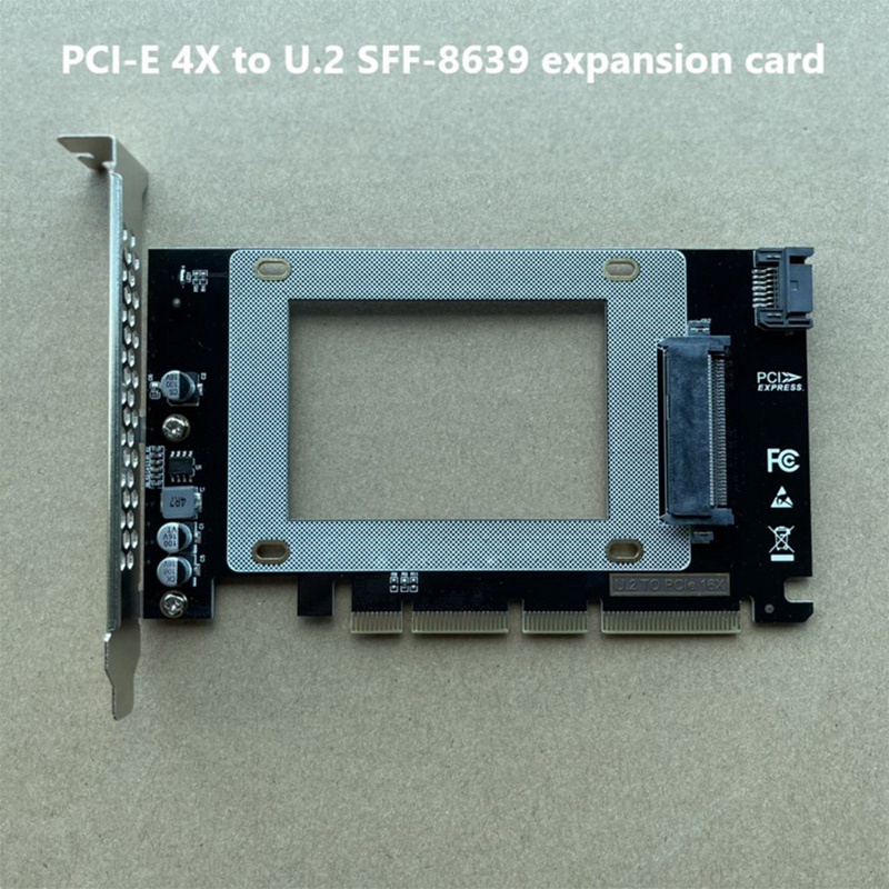 PCIE 3.0 X4/X8/X16 to U.2 SFF-8639 Adapter U.2 to PCI-E Riser Card U.2 SSD SATA PCI Express Card for 2.5 Inch SATA HDD