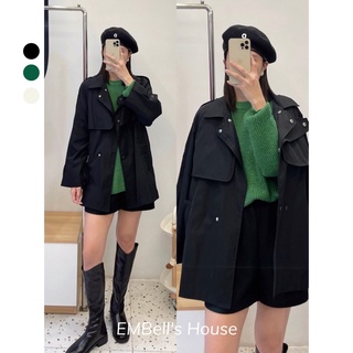 Áo khoác trench coat freesize phong cách Hàn Quốc AK5