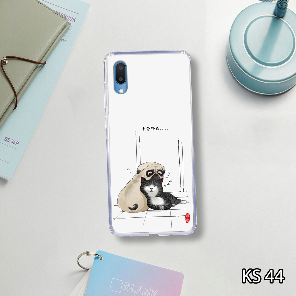 [HOT] Ốp lưng Samsung A02 in hình Chó mèo Sociu siêu đẹp, độc, lạ_KINGSTORE.HN_Ốp dẻo trong SS A02