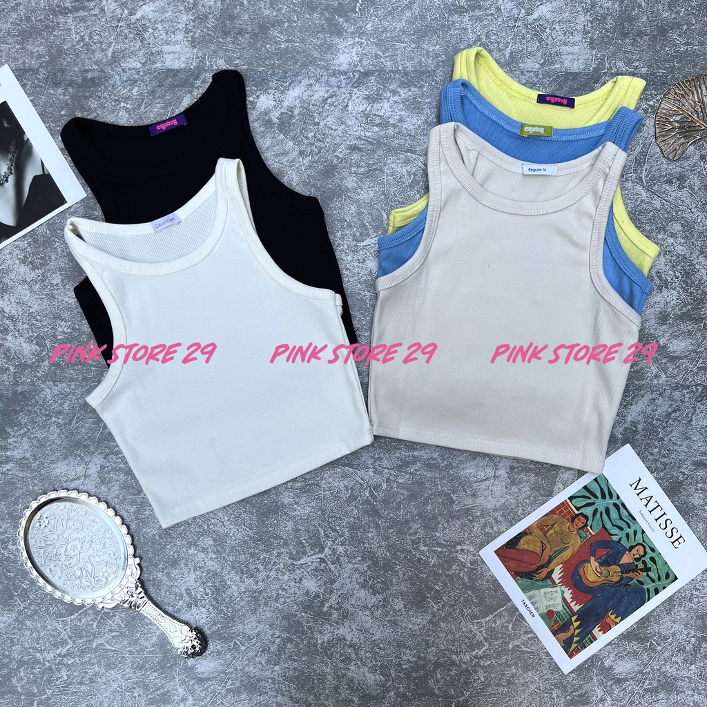 Áo Ba Lỗ Nữ Kiểu Dáng Croptop Ôm Trọn Body, Phiên Bản CHILLIN' SUMMER A513899