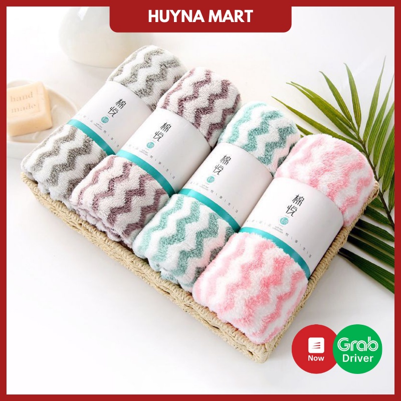 Khăn Mặt Lông Cừu Xuất Hàn Cao Cấp 30cm x 50cm NT01