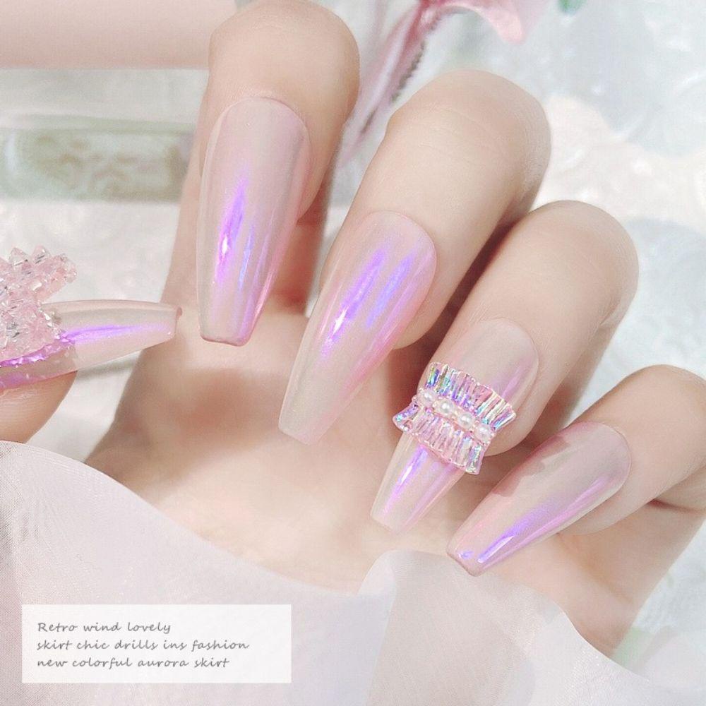 Phụ Kiện Trang Trí Móng Tay Hình Nơ Bướm 3D Bằng Nhựa Resin DIY
