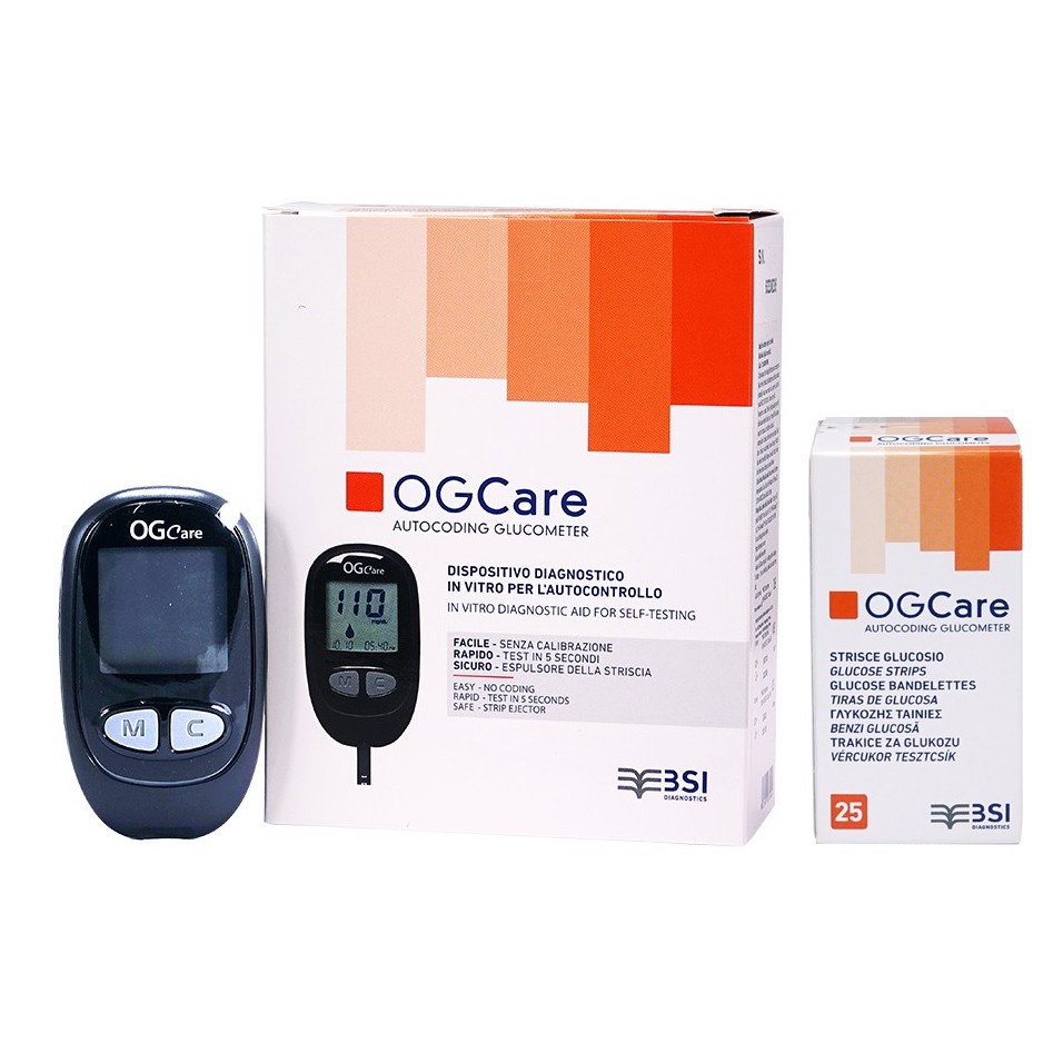 Que thử đường huyết Ogcare, dùng cho máy đo đường huyết OGCare