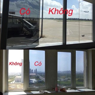 DECAL film cách nhiệt phản quang cho nhà kính ,ô tô khổ 60 cm