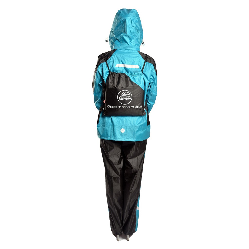 Áo mưa bộ Sơn Thủy K23 màu xanh ngọc