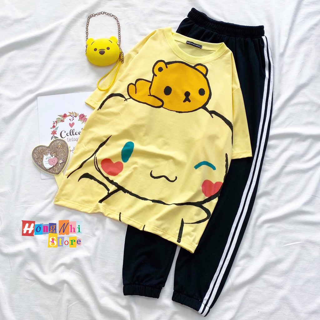 Quần Jogger Line Ulzzang Unisex Jogger Đen 2 Sọc Trắng Dáng Rộng - MM