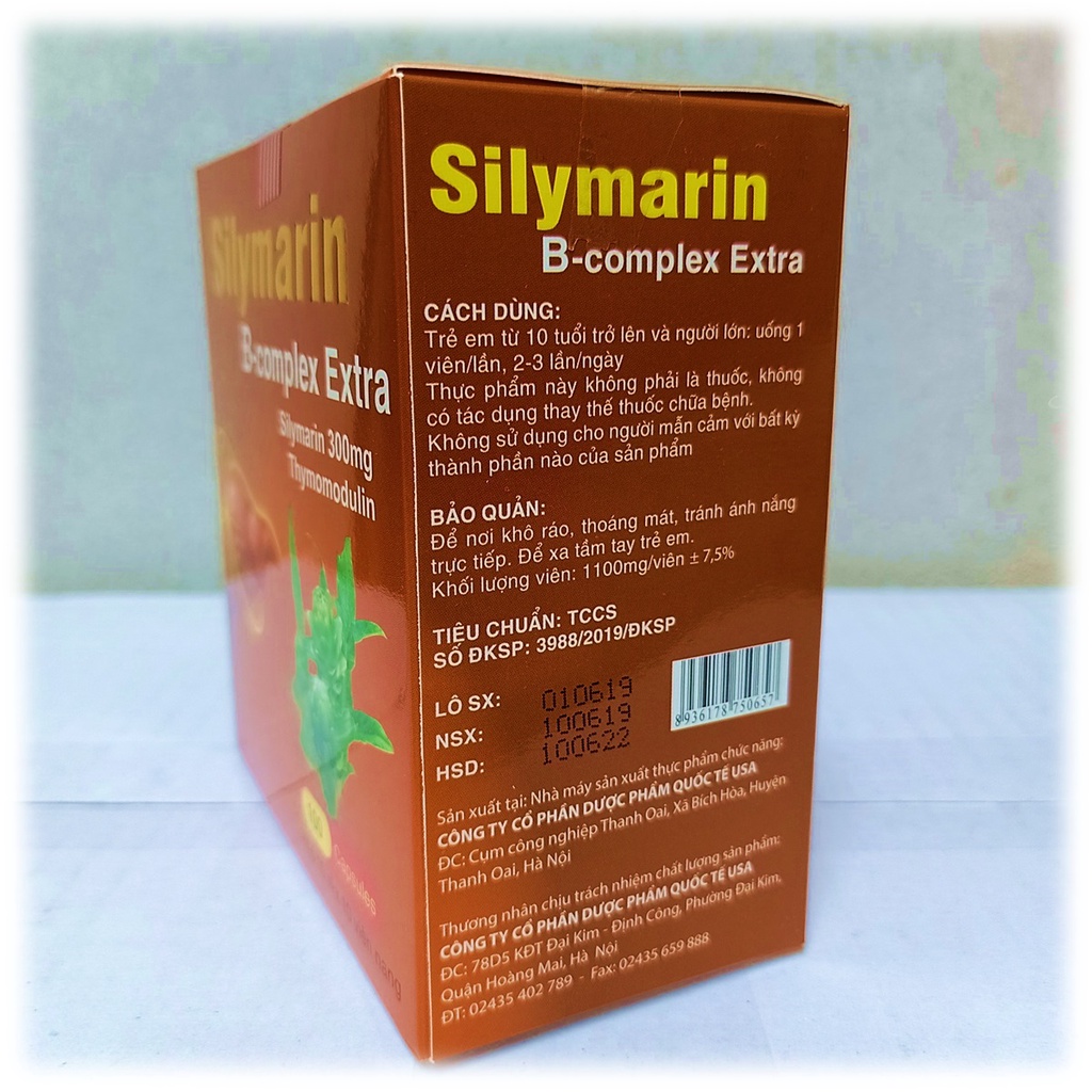BỔ GAN SILYMARIN GIÚP THANH NHIỆT ,MÁT GAN