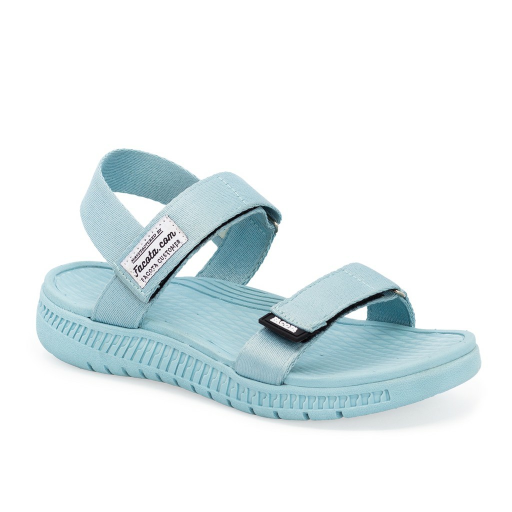 Giày sandal nữ FACOTA 2 quai Xanh Ngọc quai dù, đi học [Freeship]