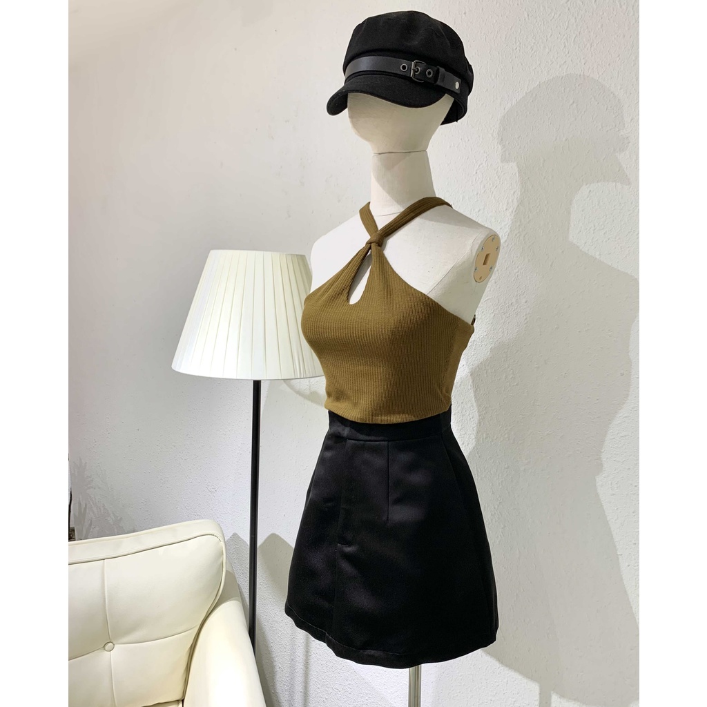Quần váy nữ thiết kế Tafta lưng cao Bonga Skort - GOÛT DE JUN