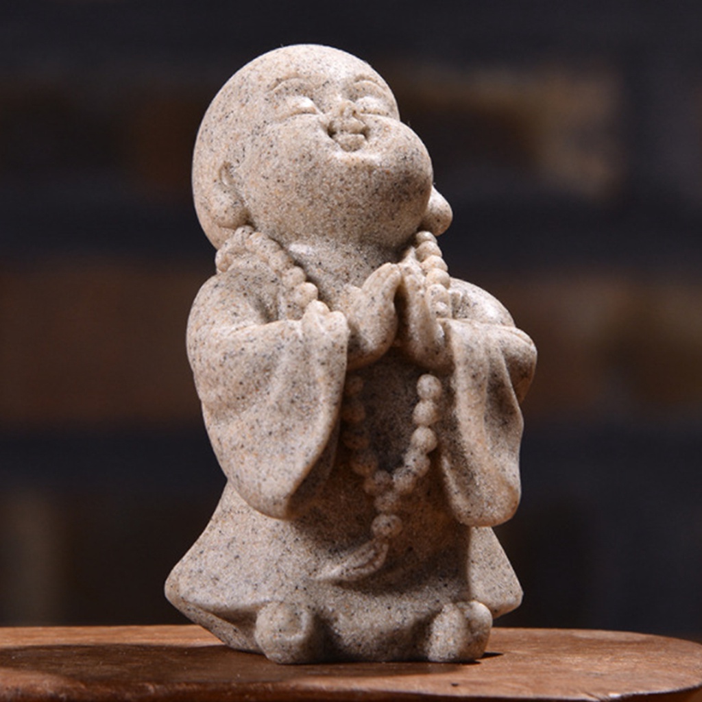 Buddha Statue Spiritual Ceramic Classic Inches Crafts for Office Garden