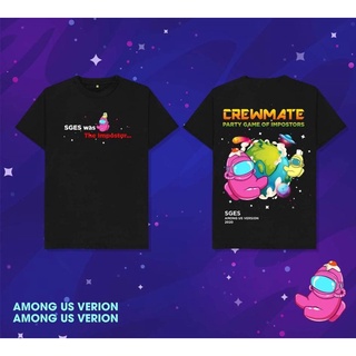 Áo Thun Tay Lỡ Among Us 2020 SGES Streetstyle Form Rộng Nam Nữ