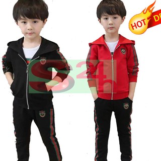 Bộ nỉ thể thao trẻ em - Set quần áo cho trẻ TE02