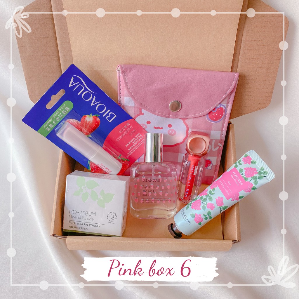 Set Quà Tặng Tone Hồng💖 Đặc Biệt Cho Bạn Nữ, 1 Box Gồm 2-6 Món Quà Dễ Thương | BigBuy360 - bigbuy360.vn