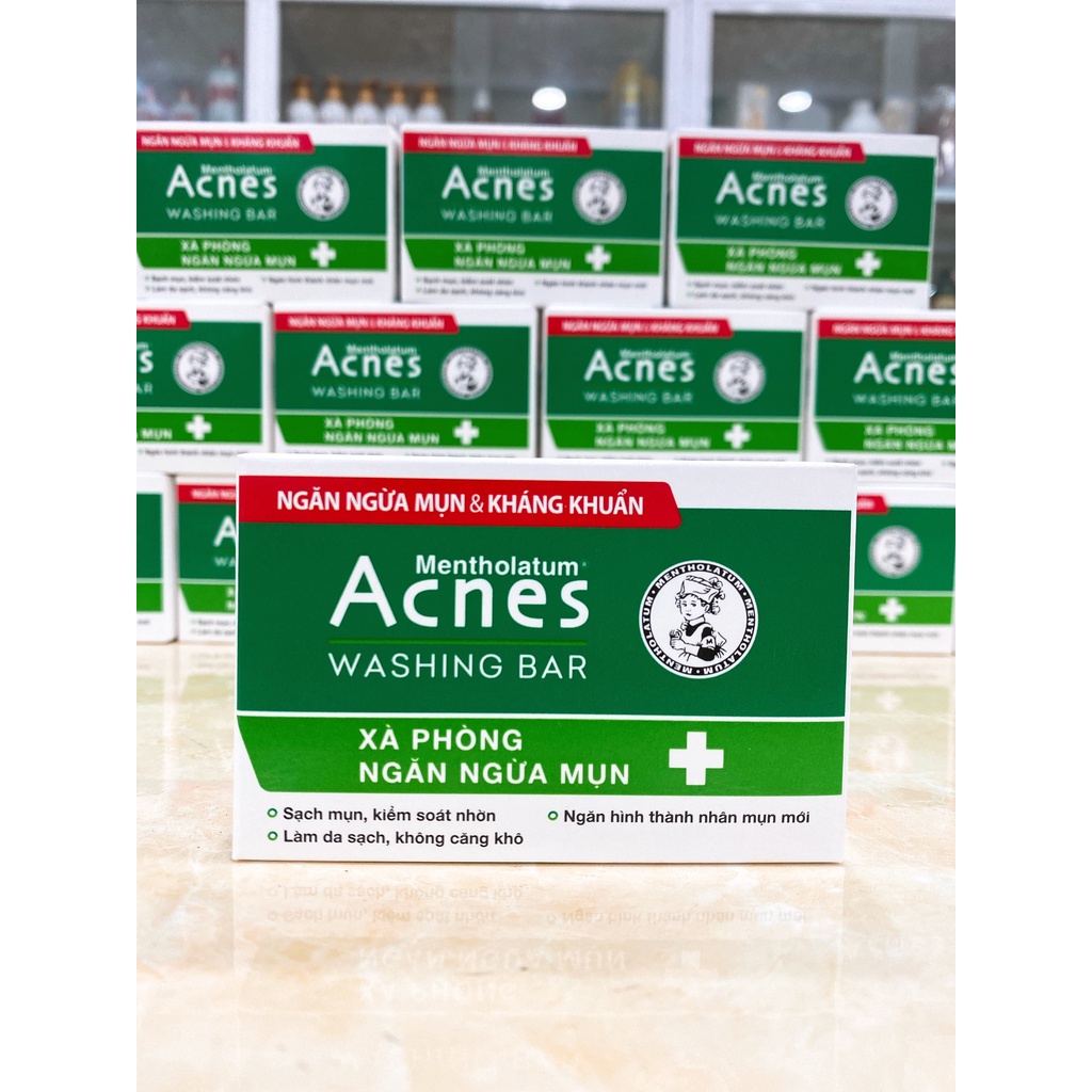 Xà Phòng Ngăn Ngừa Mụn Acnes Washing Bar Cho Da Mặt Và Toàn Thân 75g