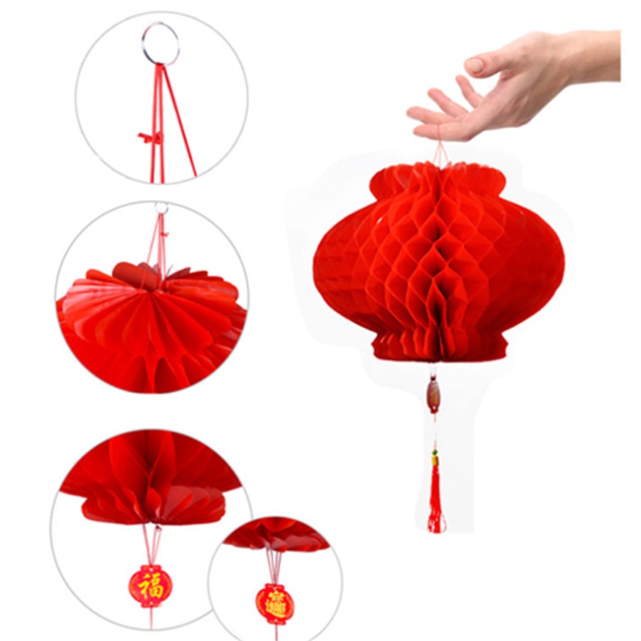 Set 5 Đèn Lồng Chống Thấm Nước Dùng Để Trang Trí