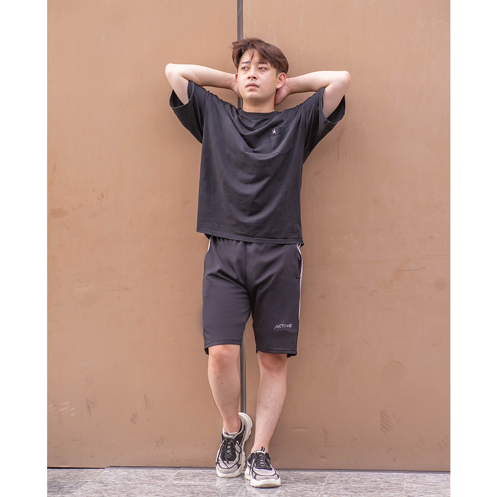 [HÀNG CAO CẤP] Quần đùi nam,quần short nam unisex CloudNine Store chất umi co giãn mặc nhà thể thao (logo ngẫu nhiên) | BigBuy360 - bigbuy360.vn
