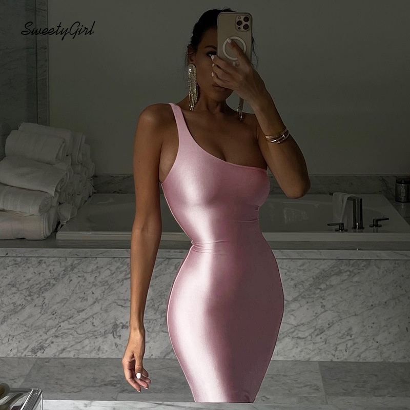 Đầm Hai Dây Dáng Ôm Hở Lưng Màu Trơn Thời Trang Quyến Rũ 2022 Dành Cho Nữ