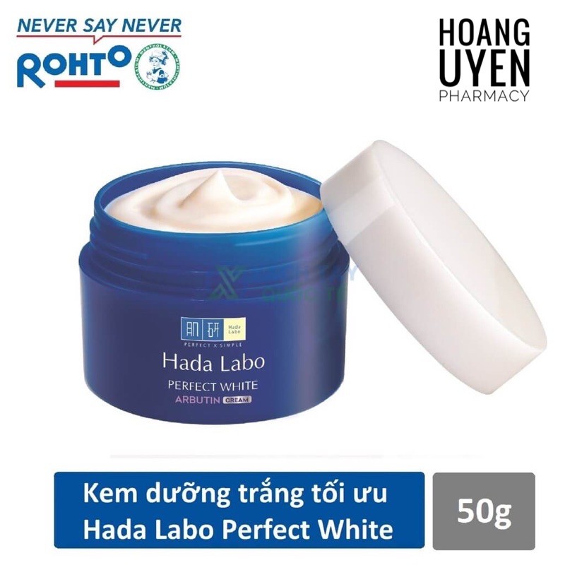 Kem dưỡng trắng Hada labo Perfect white (Kem Hadalabo 50gr)
