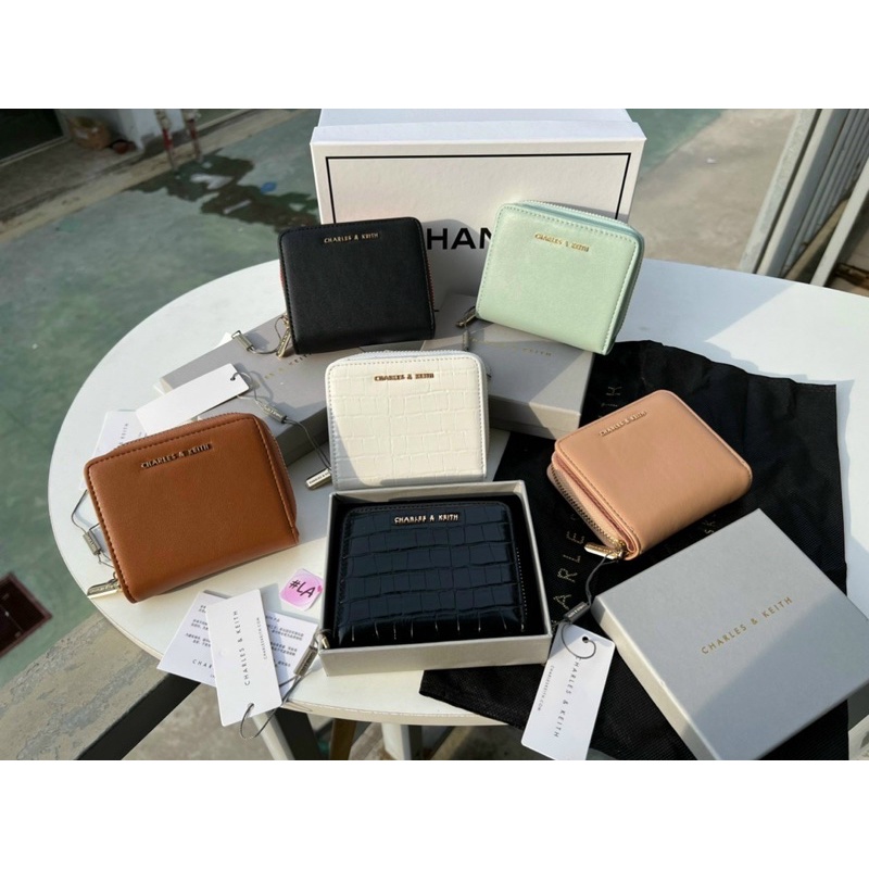 Ví CNK mini đựng tiền khoá kéo fullbox hoả tốc