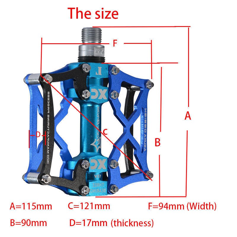 Bàn đạp xe đạp Rockbros BMX MTB 9/16inch