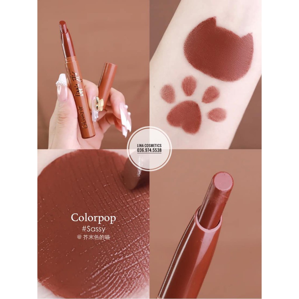 Son Thỏi Lì Colourpop Lippie Stix - màu Ziggie Sassy Brat Pack